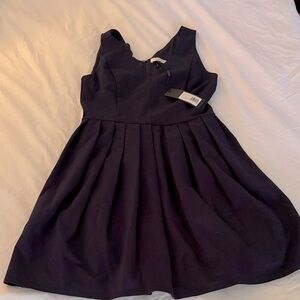 Halston Heritage Navy Midi Dress